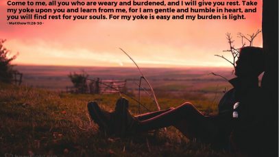 Matthew 11:28-30