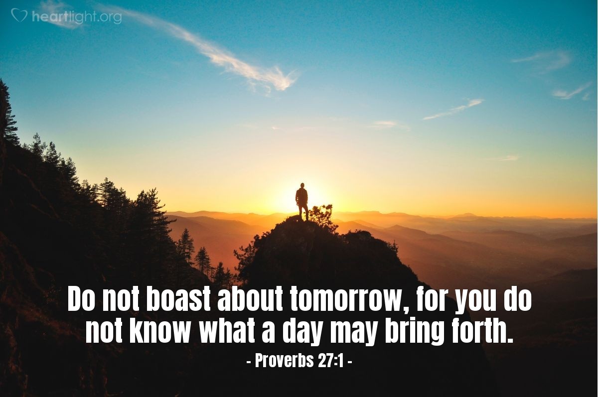 Proverbs 27:1
