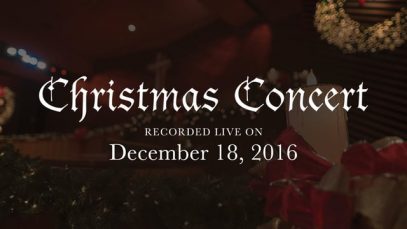 Grace Community Church Christmas Concert 2016